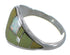 Opal And Turquoise Authentic Sterling Silver Jewelry Ring Size 6-1/2 AX52309